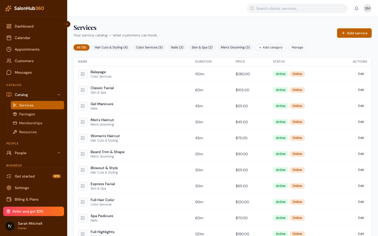 The Pricing section showing pricing type and price fields